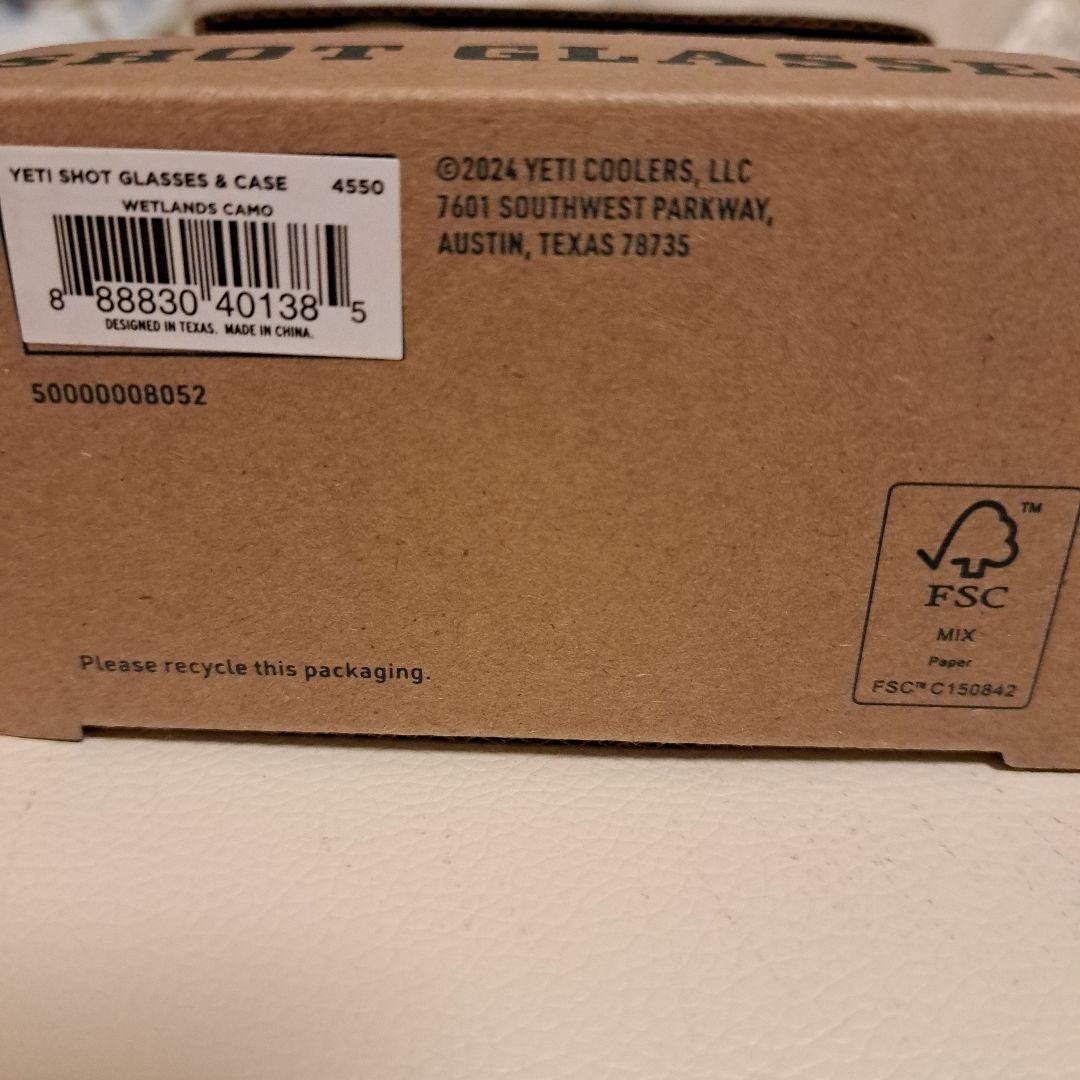 新品 YETI SHOT GLASSES 4個セット カモフラージュ 迷彩