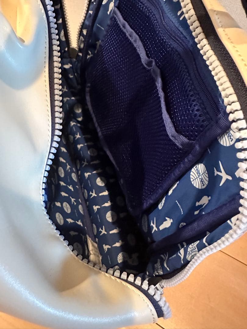 PAN AM 旅行用2wayバッグ、旅行かばん、街歩きリュック/ホワイト