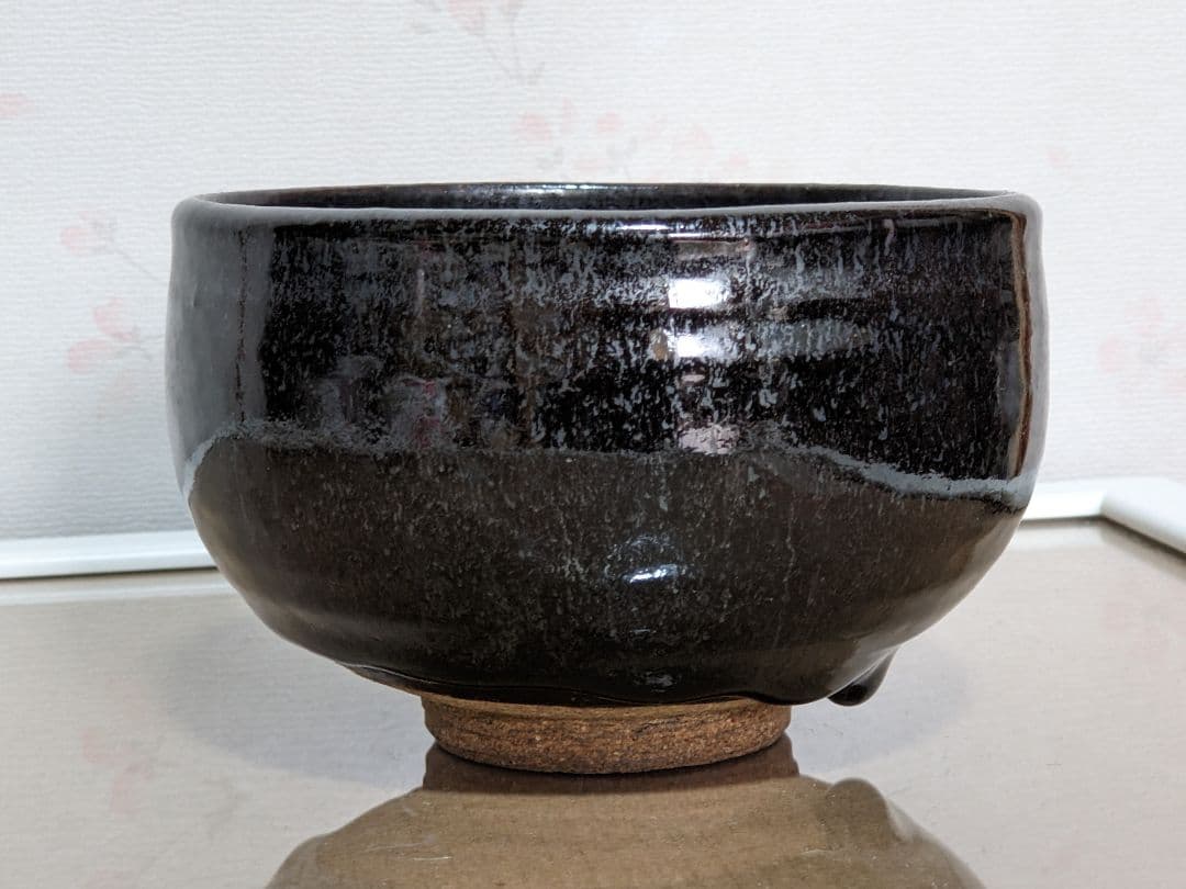 ♦茶道具 窯変天目 虹彩 抹茶碗 作家物 青山作 茶道具 コレクション 骨董品