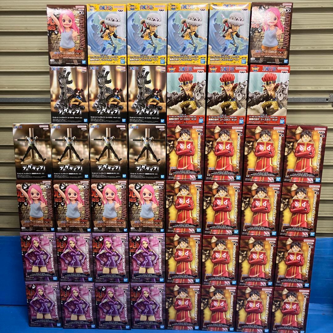 ワンピース　フィギュア　ルフィ　ボニー　トラファルガー・ロー　ユースタス・キッド