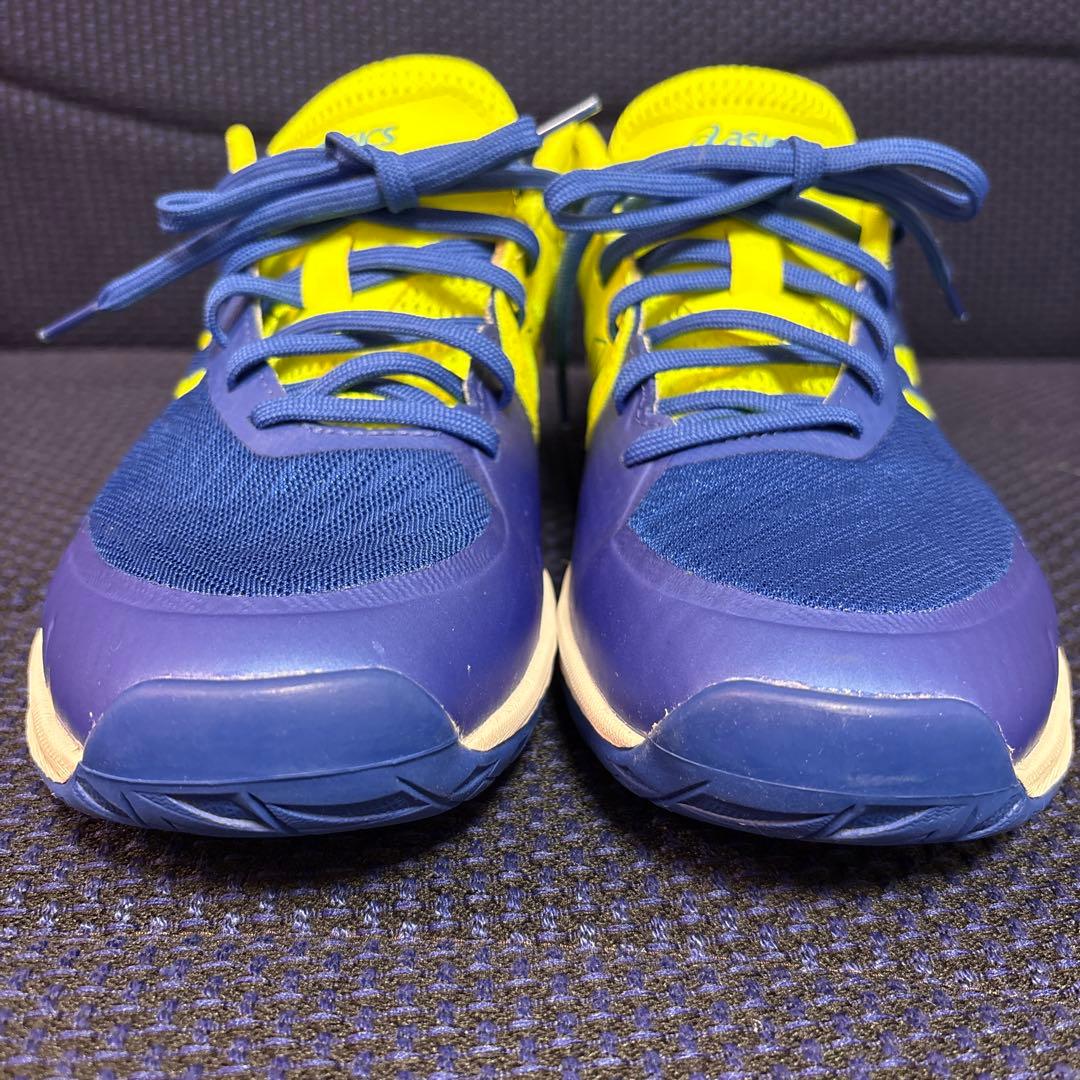 ASICS バレーボールシューズ ブルー/イエロー　27.5cm