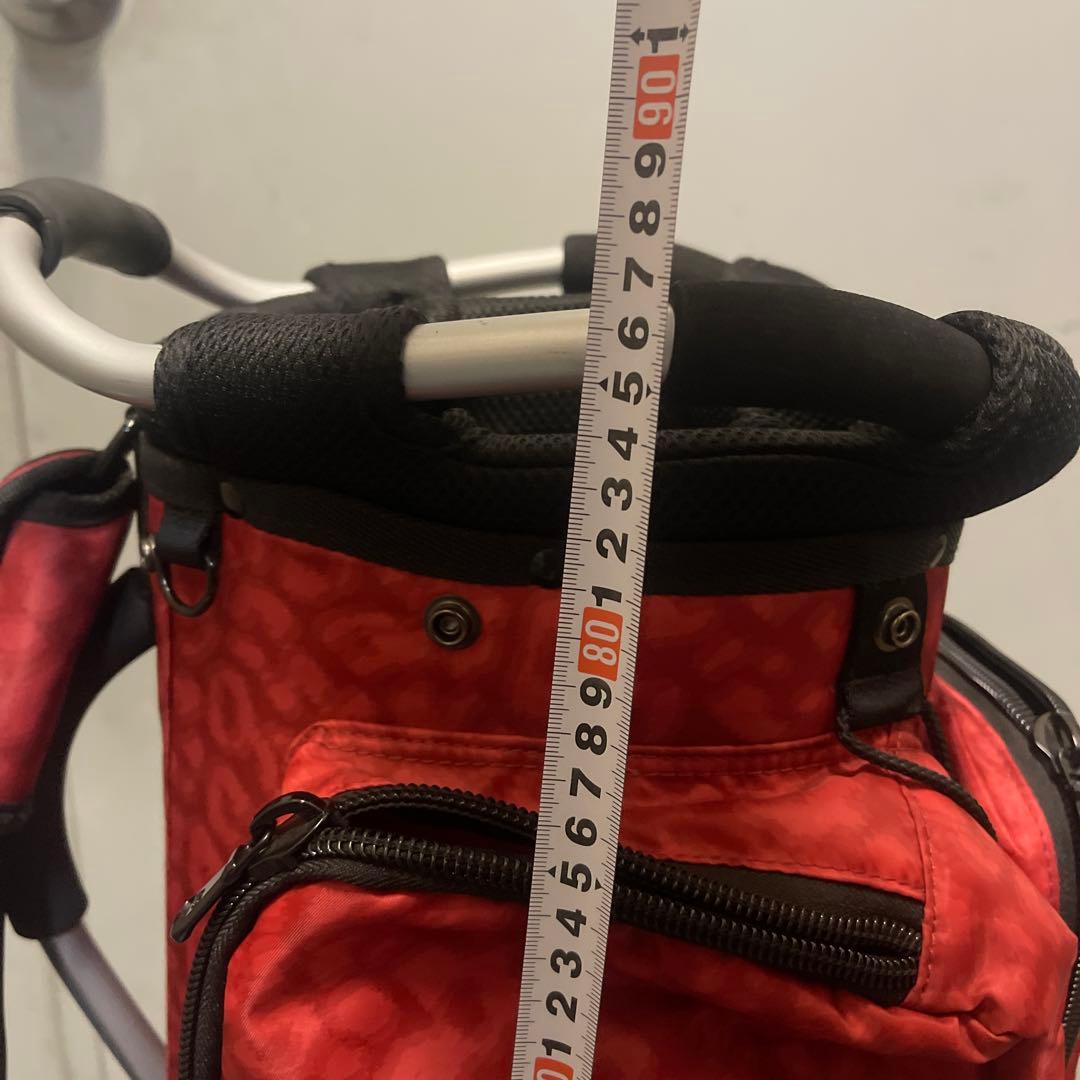 超軽量！New Balance ニューバランス ゴルフ キャディバッグ 赤