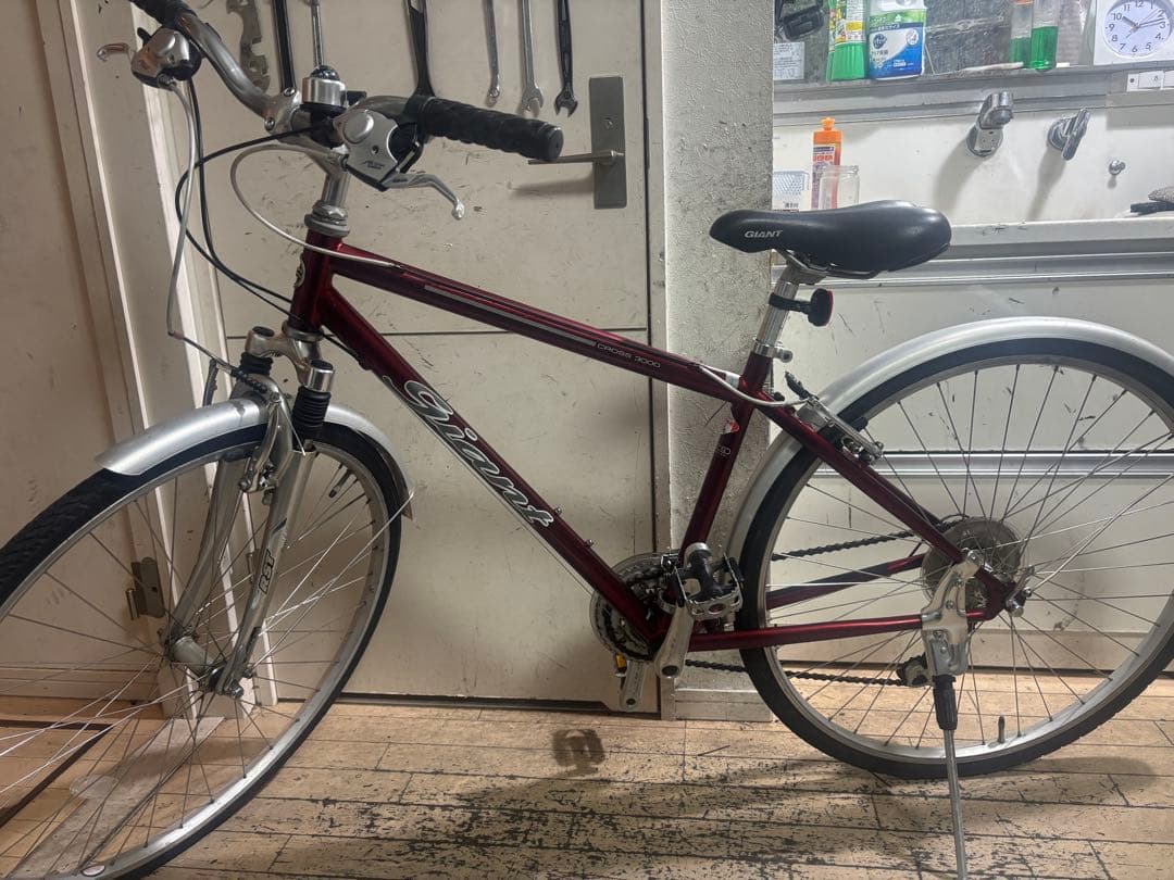 Giant Cross 3000 ジャイアントのクロスバイクパープル
