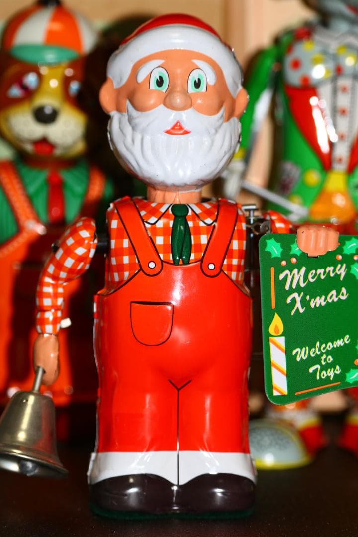 T.K TOYS　ブリキ　ゾウノタイコタタキ　サンタクロース　ニュースドッグ