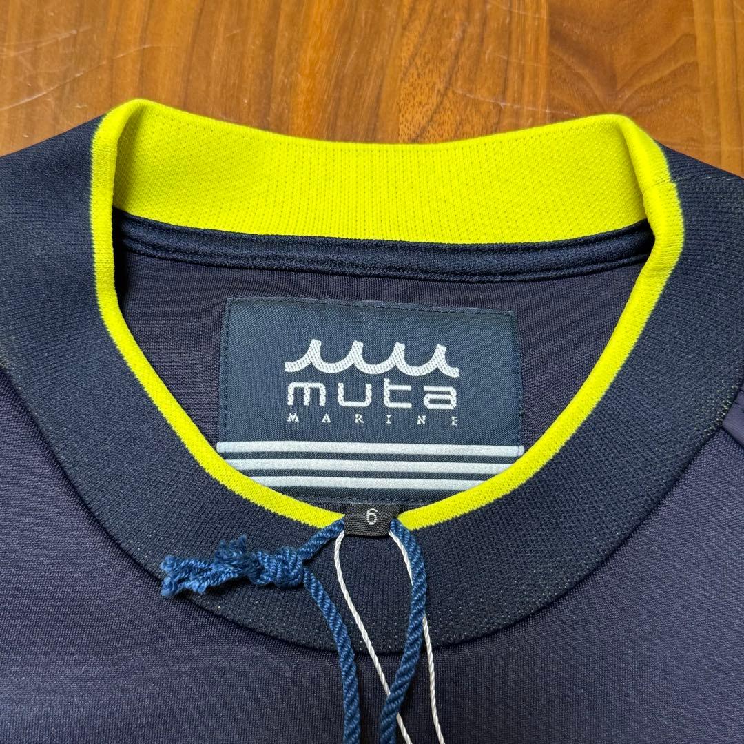 muta MARINE ボンディング切替 クルーネックプルオーバー ネイビー
