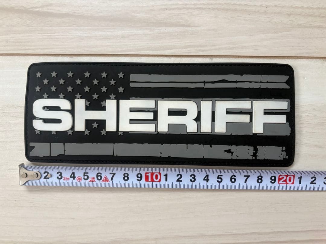 g*f様 実物　sheriffパッチ
