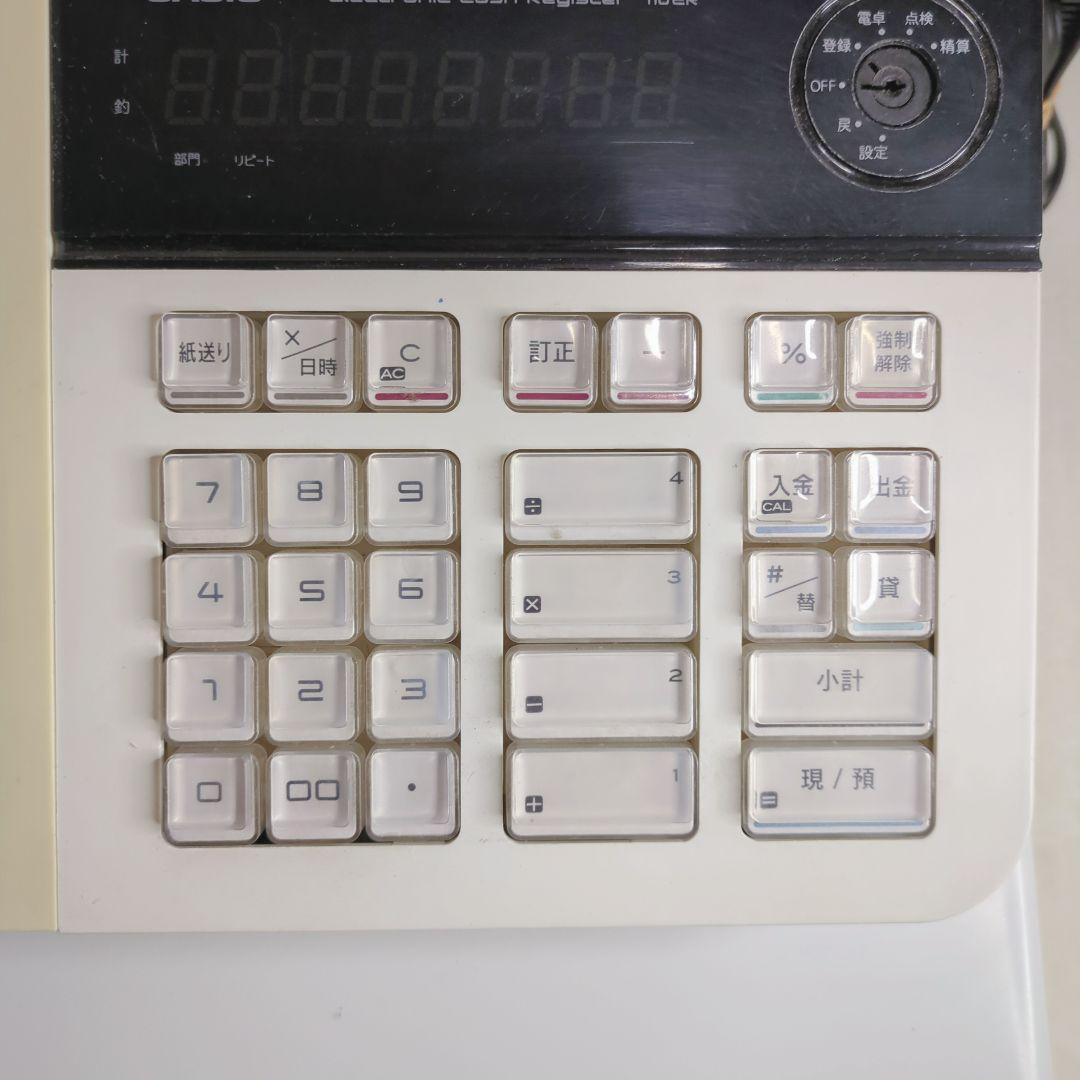 【良品】CASIO 110ER レジ レジスター カシオ 店舗向け