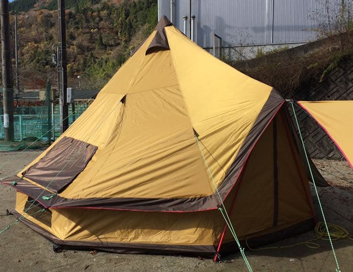 値下げします。　ワンポールテント　4m×4m