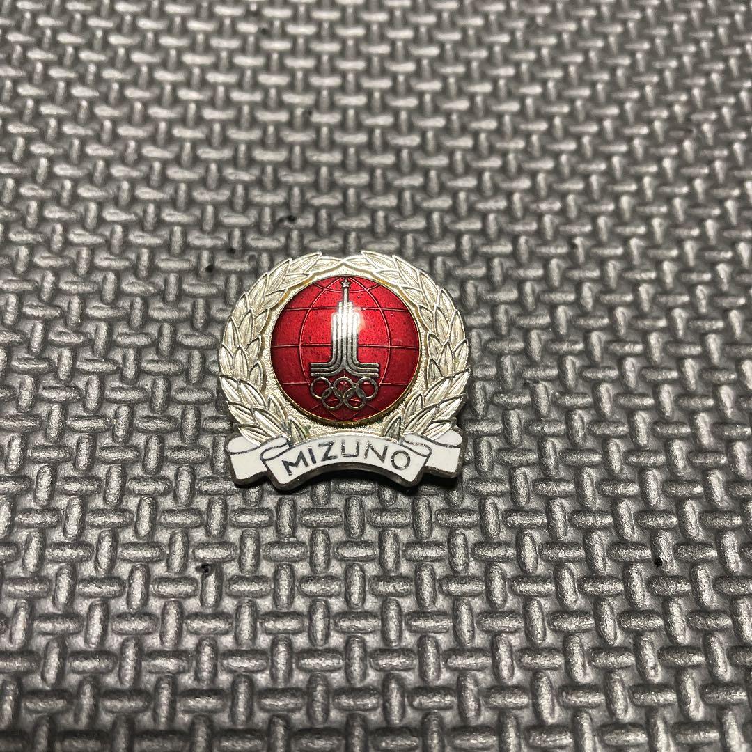 1980年　モスクワオリンピック　スポンサー　ミズノ　バッチ
