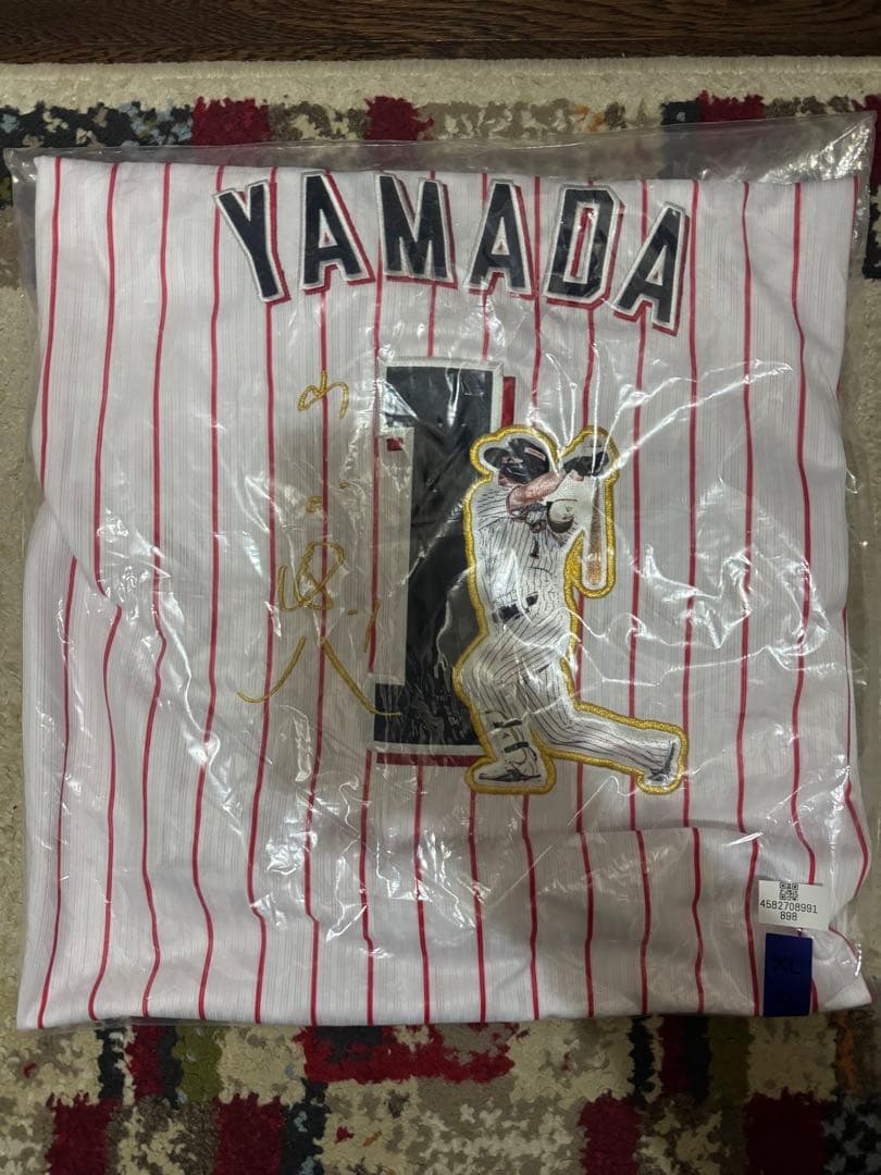 最終値下げ 山田哲人 通算1000得点記念レプリカユニフォーム XL