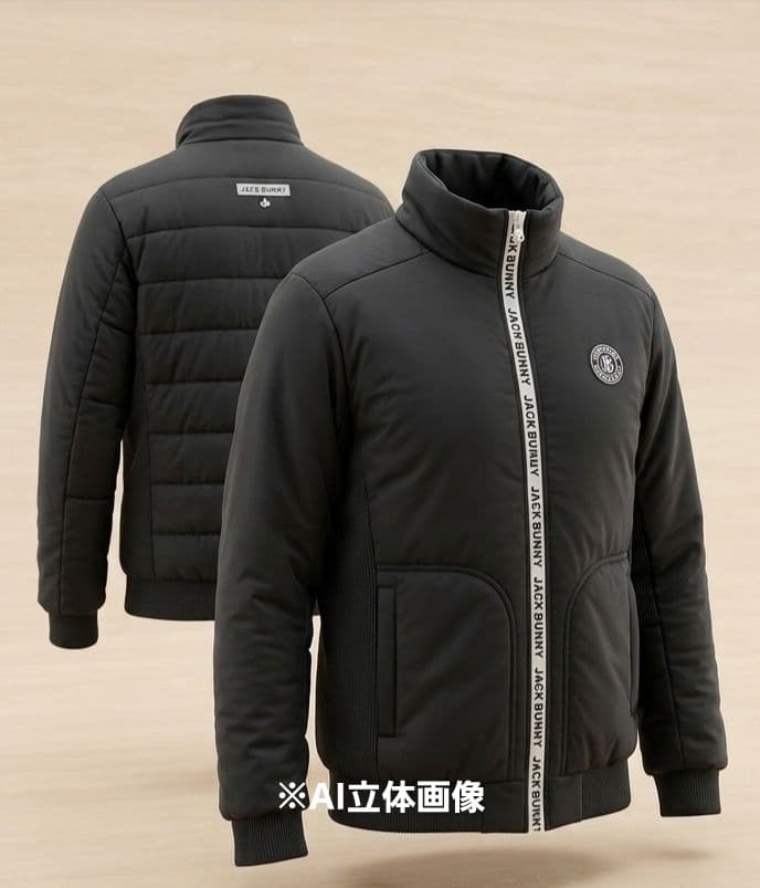 ジャックバニー　ブラック ダウンジャケット