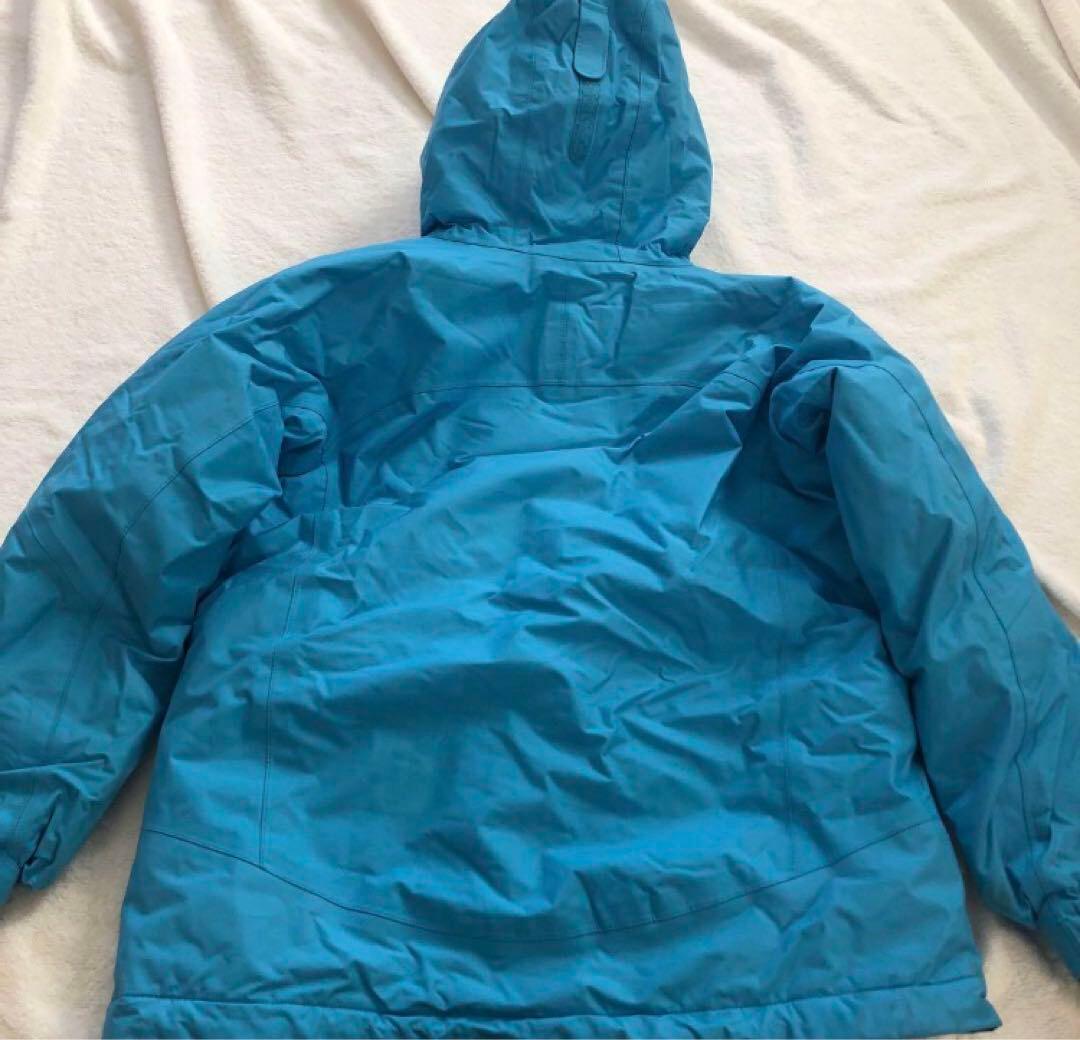 モンベル140パウダーステップパーカー女の子スキー男の子キッズ雪スノボー130