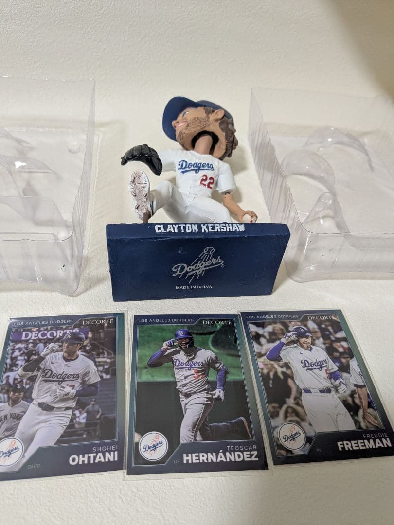 【球場限定品】クレイトンカーショー ボブルヘッド3000奪三振