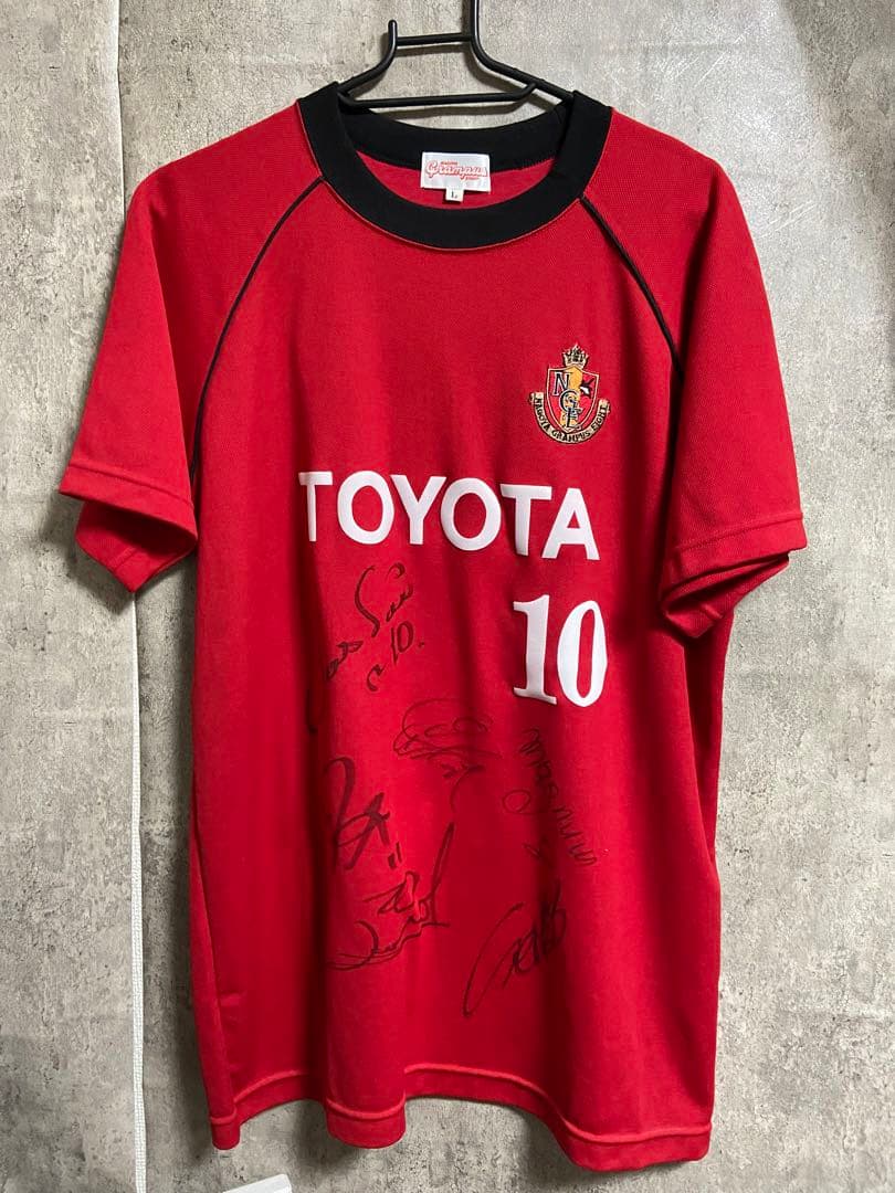 DENSO サイン入り 赤ジャージ 背番号10