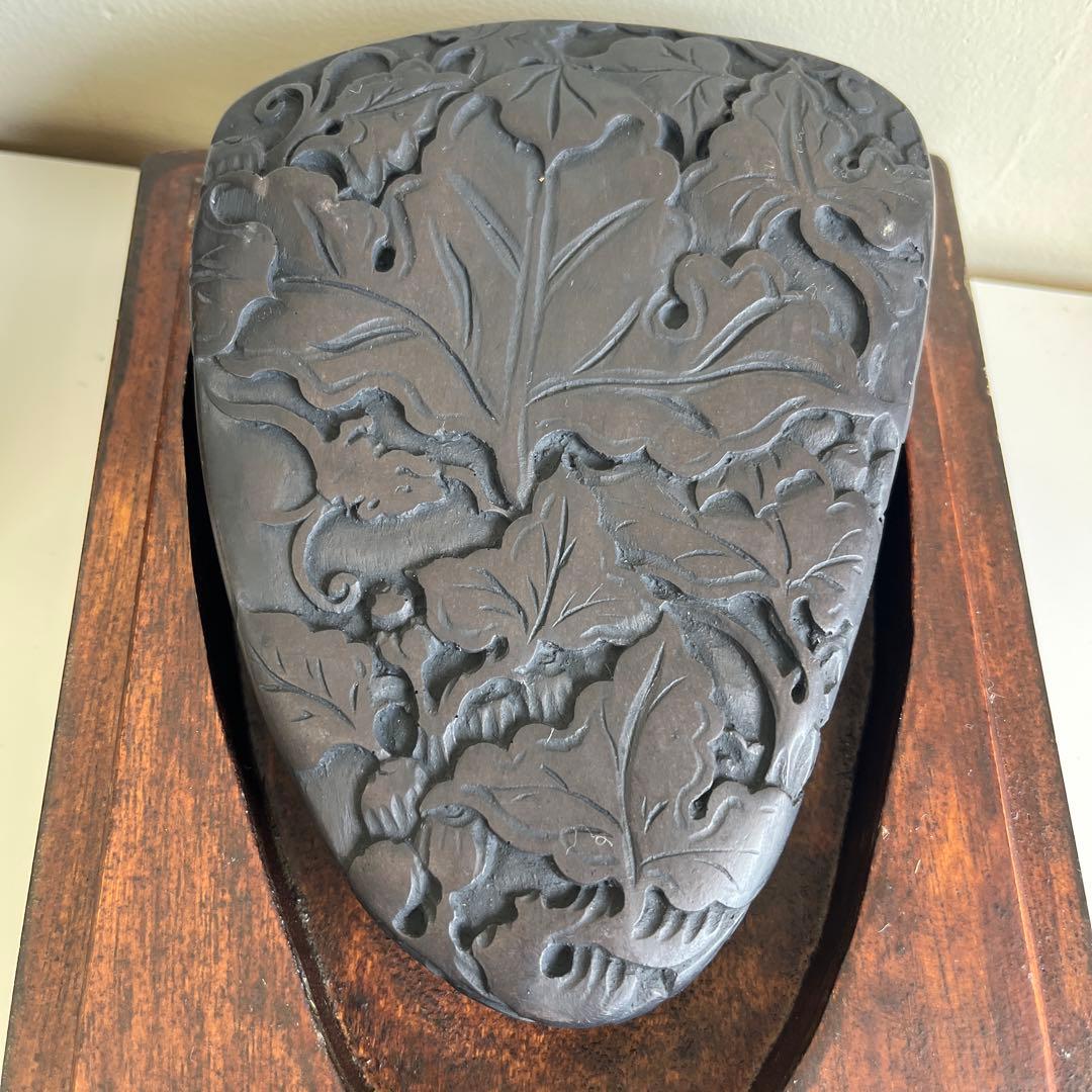 中国　硯　箱付き