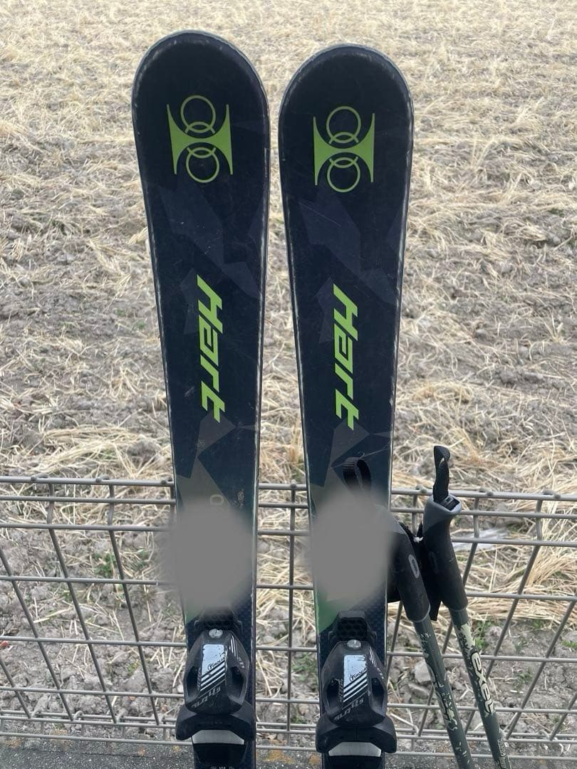 Hart スキー板　128㎝　ブーツ　ストック　セット　ジュニアスキー