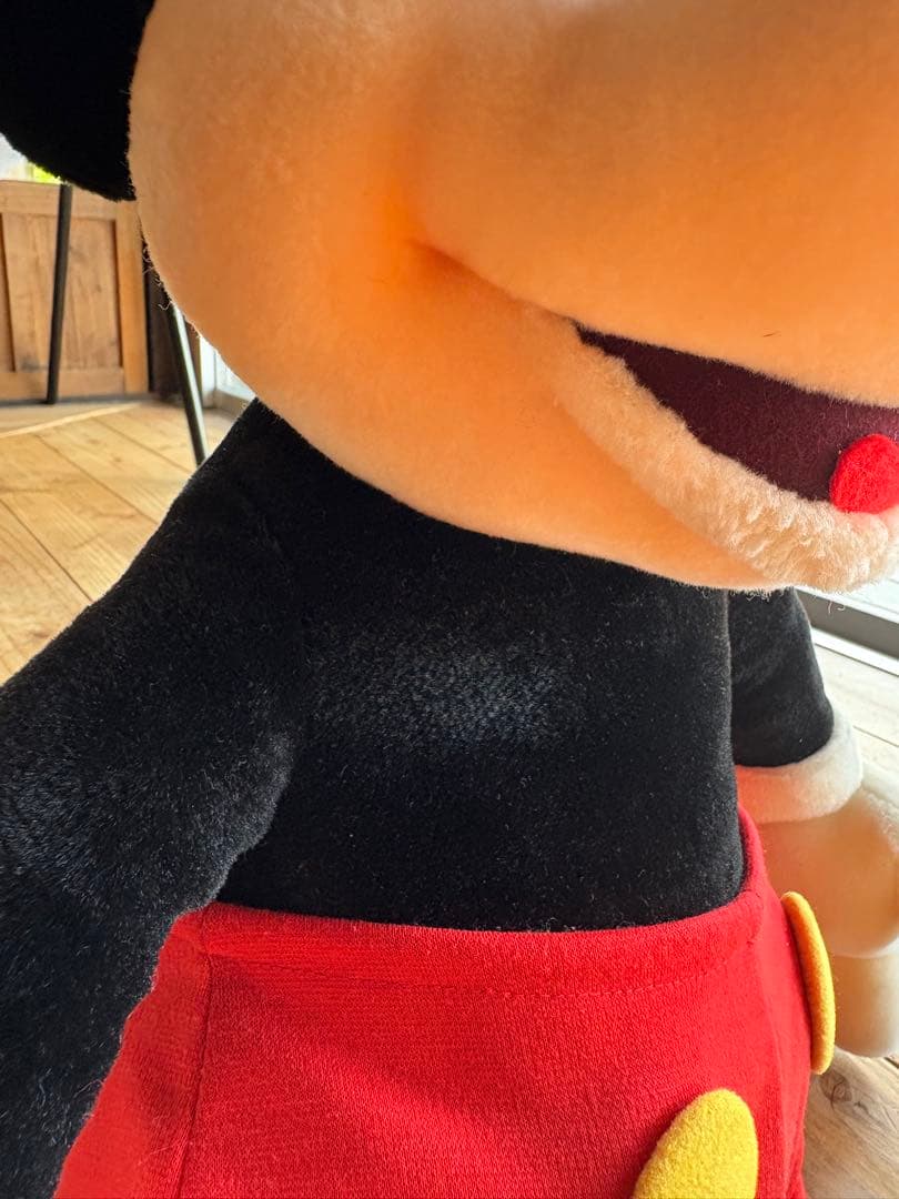 tokyo disney land 公式　ミッキーマウス　ぬいぐるみ　日本製