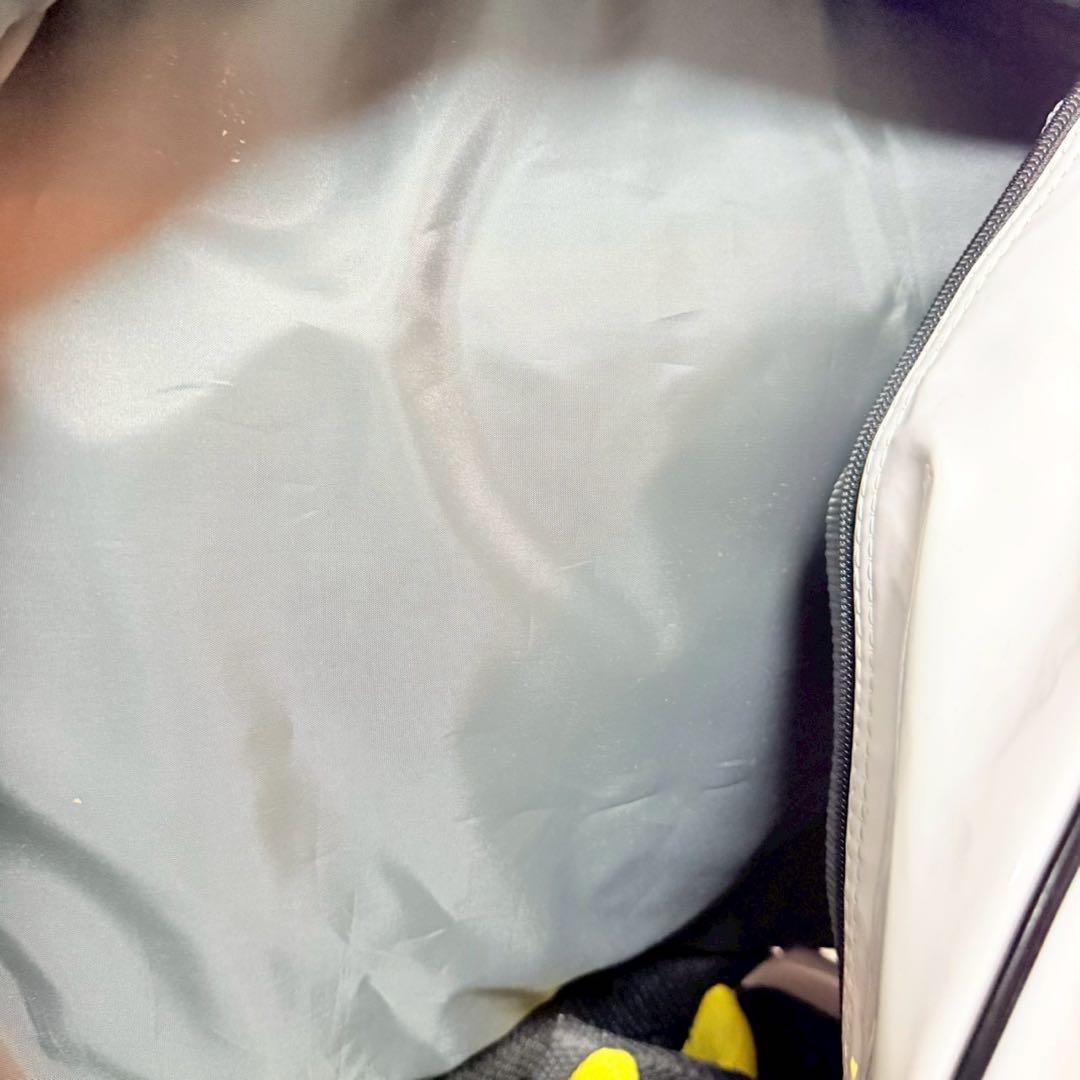 キャロウェイ キャディバッグ 9型 ホワイト×イエロー フード付