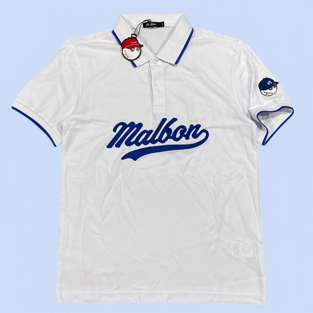 【韓国モデル】MALBON GOLF マルボン ゴルフ 半袖 ポロシャツ S