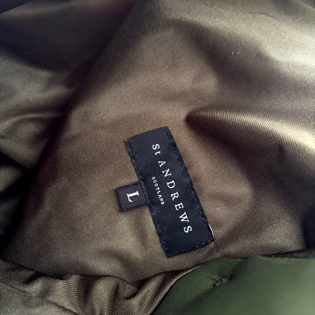 最新作 即完 ST ANDREWS パンツ 蓄熱 中綿 キルティング カーキ