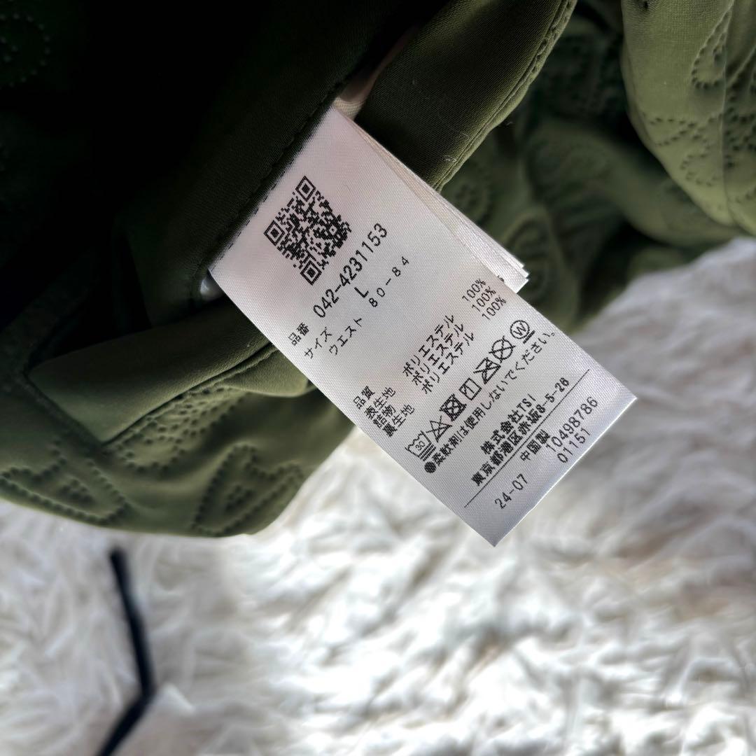 最新作 即完 ST ANDREWS パンツ 蓄熱 中綿 キルティング カーキ