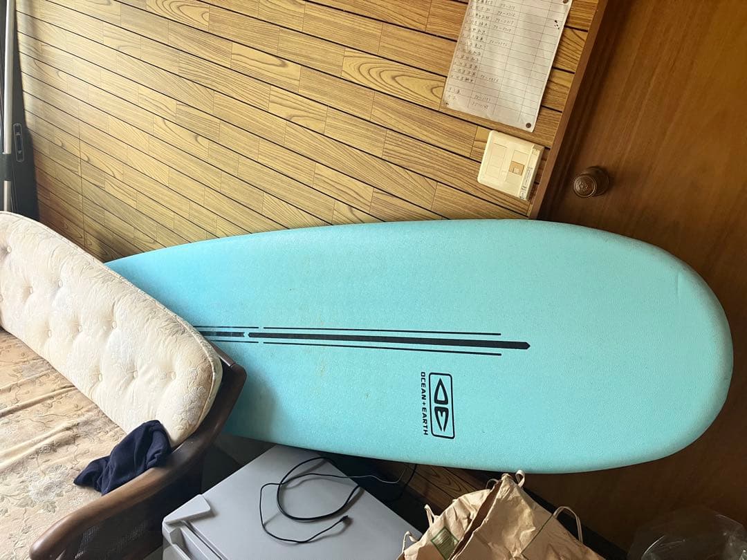 1月26日まで　OCEAN + EARTH ロングボード 水色　290cm