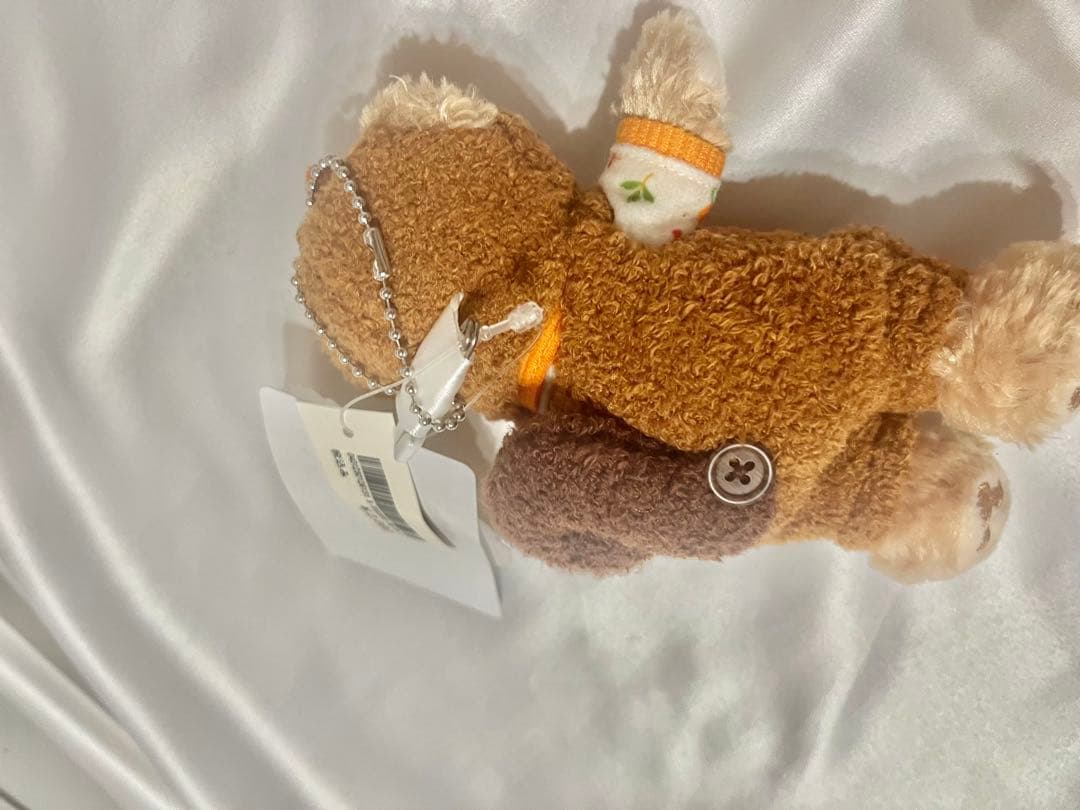 【未使用タグ付き】ダッフィー＆フレンズ 秋のぼうけん ぬいぐるみバッジ