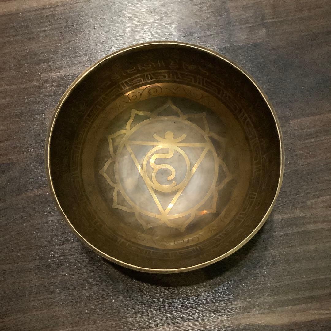 no11 チベット産 シンギングボウル 新品 チベタンボウル 22cm