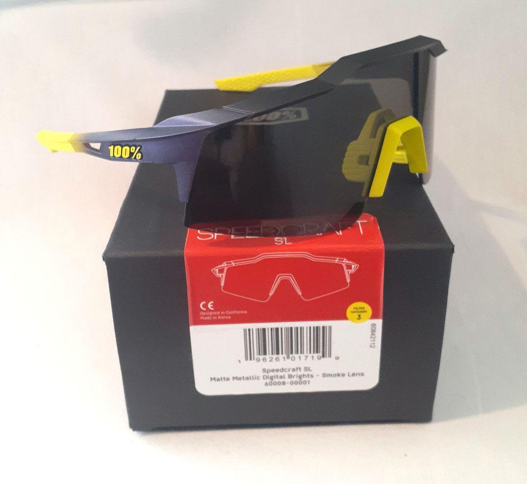 100% Speedcraft SL パープル ワンハンドレッド サングラス