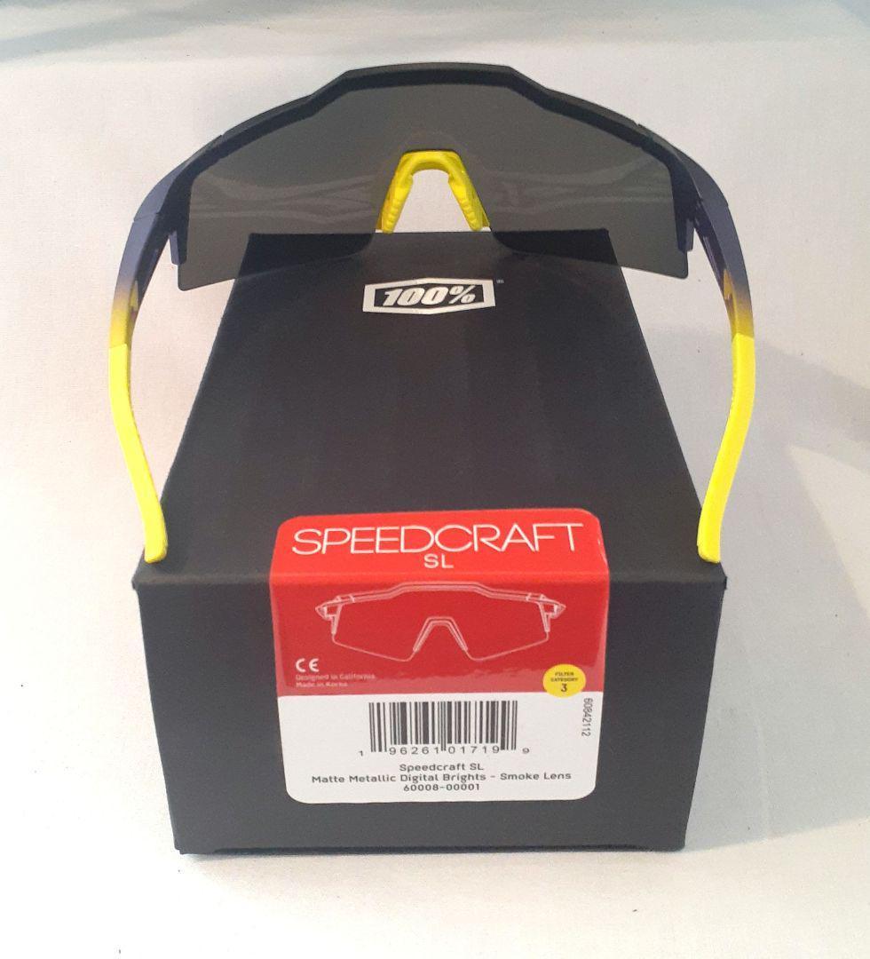 100% Speedcraft SL パープル ワンハンドレッド サングラス