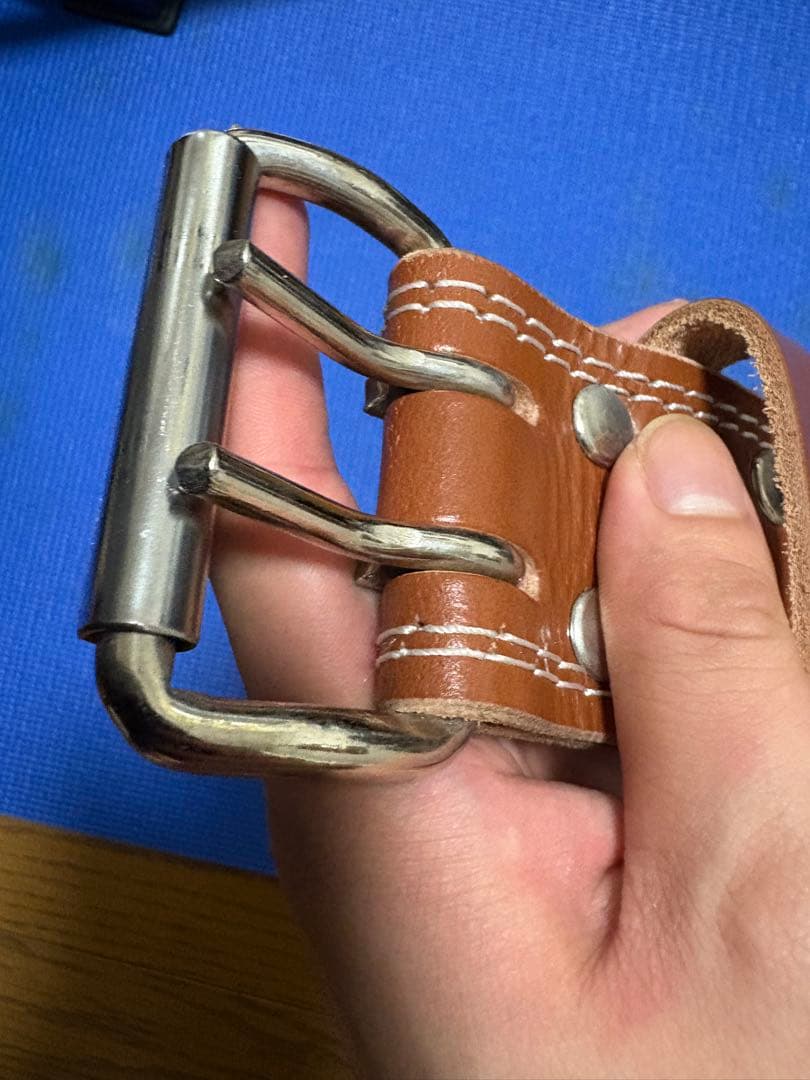 ゴールドジム　プロレザーベルト最上位モデルMサイズ