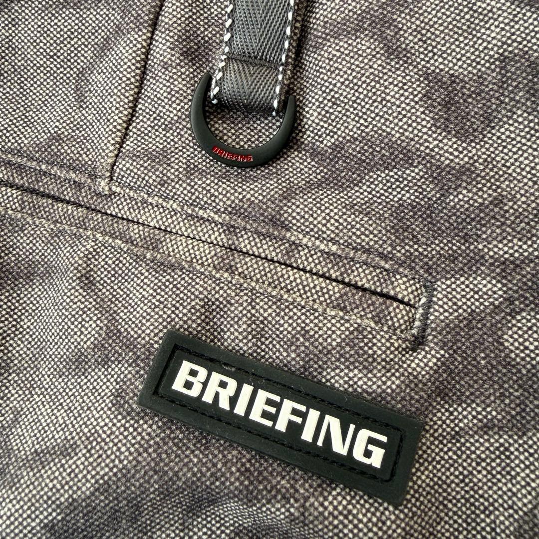 ブリーフィングゴルフ　パンツ　迷彩　グレー　S〜M相当　アーミー　カモ柄