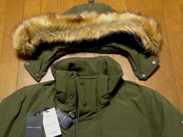 XL日本サイズ位トミーヒルフィガーUSA限定極暖3WAY本物羽毛ダウンジャケット