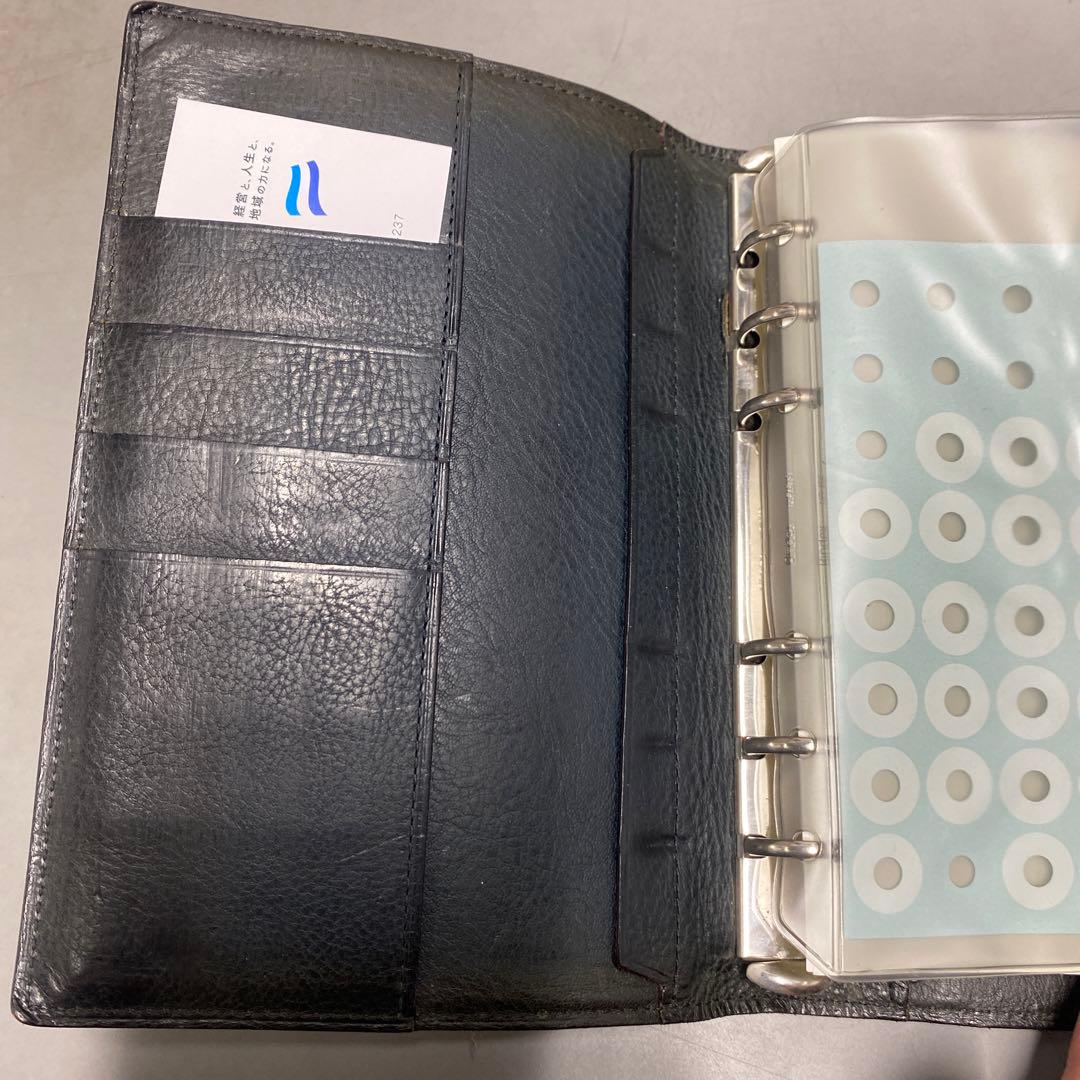 GANZO レザーリング式ファイル ブラック