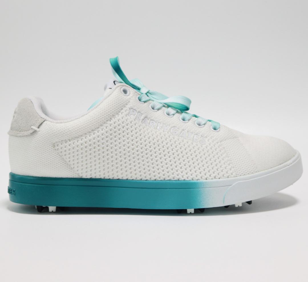 新品【パーリーゲイツ】スマイル グラデーション ゴルシューズ 25cm