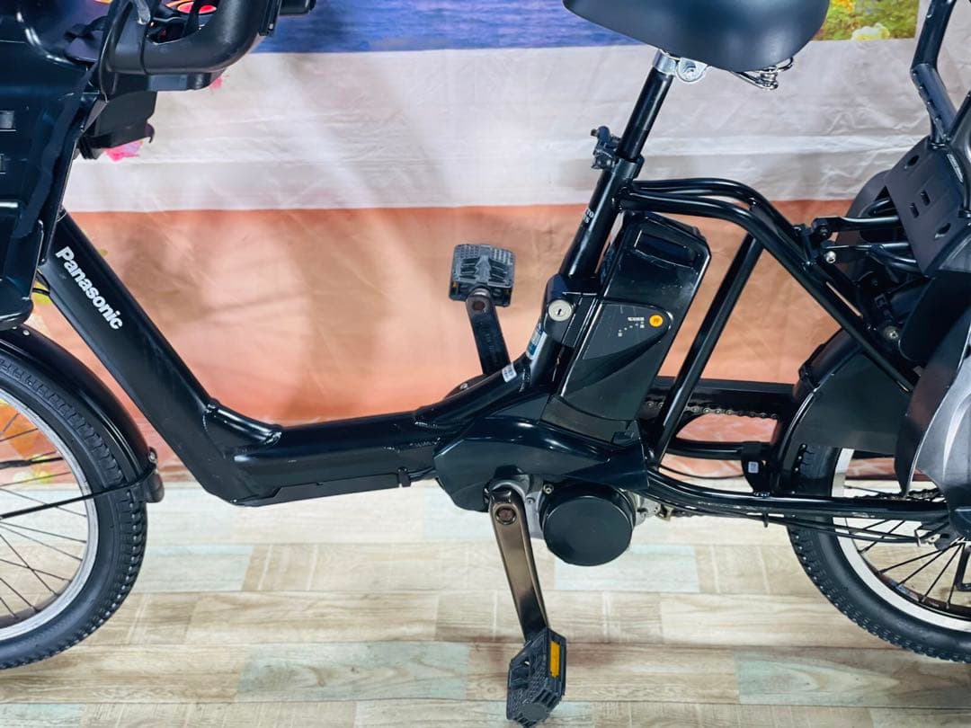 ギュットアニーズ⭐️17.6AH変更　パナソニック子供乗せ電動自転車Y3133