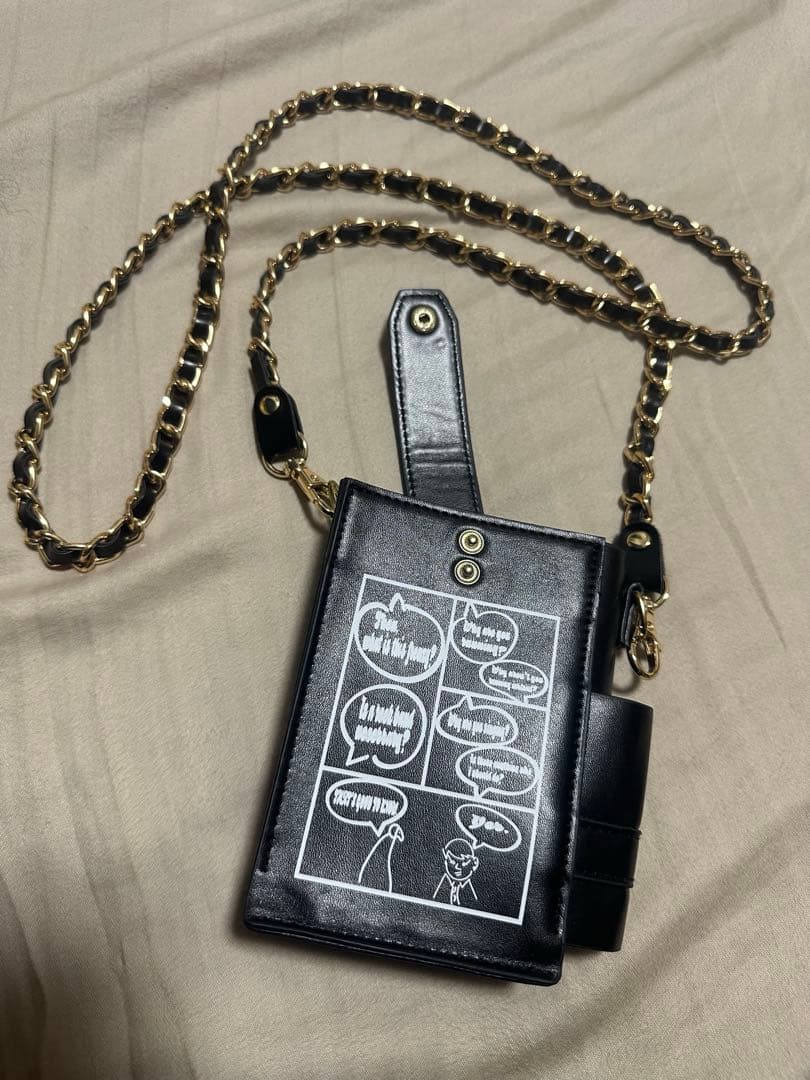 UVERworld HOI × TAKUYA∞ チェーン ポーチ　ブラック