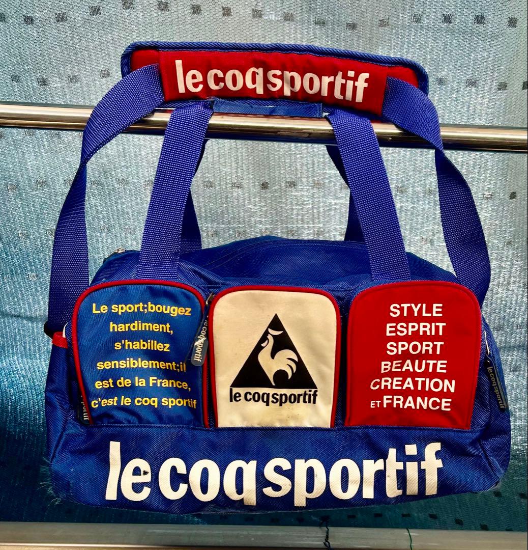 le coq sportif レトロ　スポーツボストンバッグ 中型 90年代