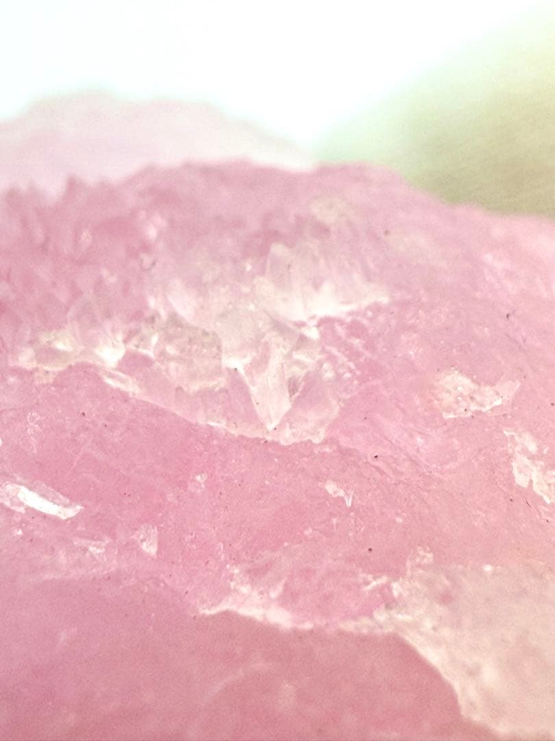 ピンク　アラゴナイト　原石　鉱物　標本　天然石　石　霞　石　アフガニスタン産