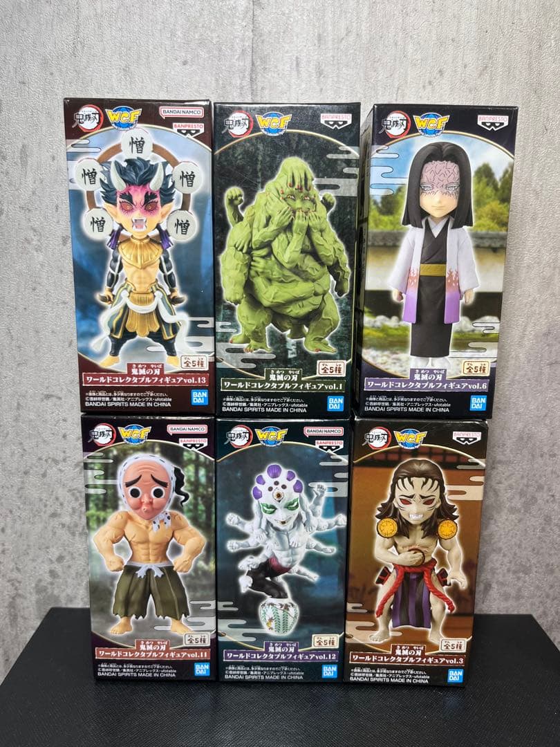 鬼滅の刃　ワールドコレクタブルフィギュア　6点