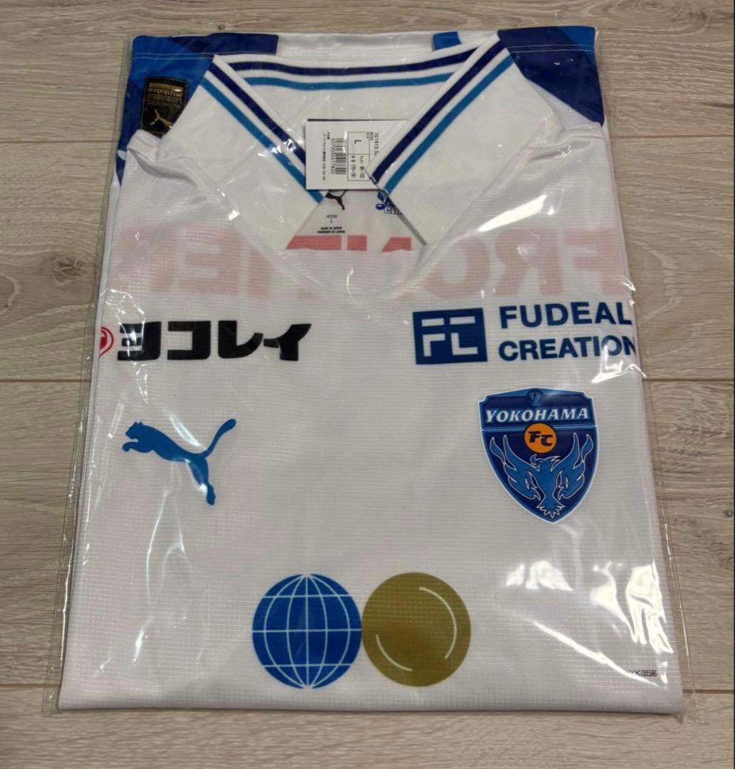 【開幕戦手渡し可】横浜FC2026百年構想リーグユニフォーム 2nd Lサイズ