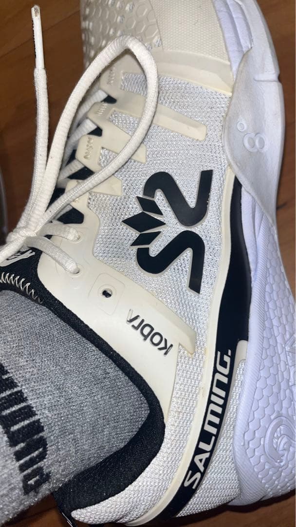 Salming KODIA ホワイト/ブラック バレーボールシューズ