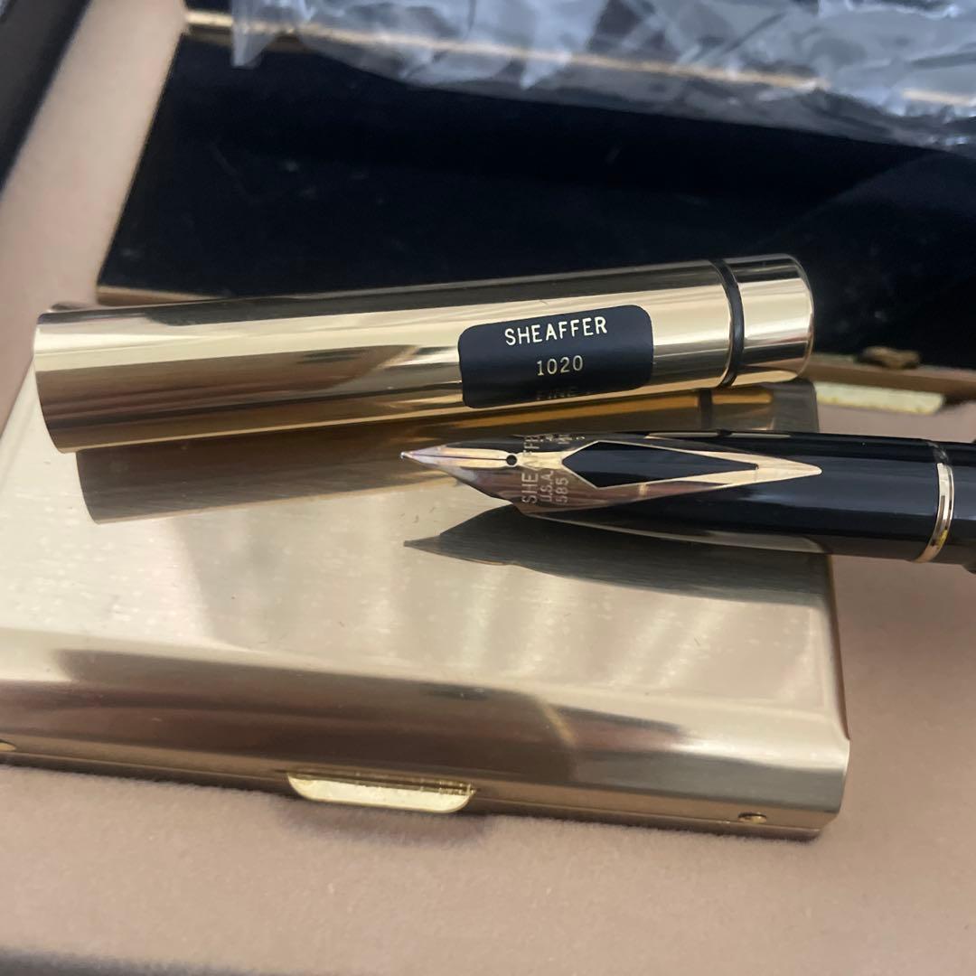 SHEAFFER シェーファータルガ　インペリアルブラス1020 万年筆14k