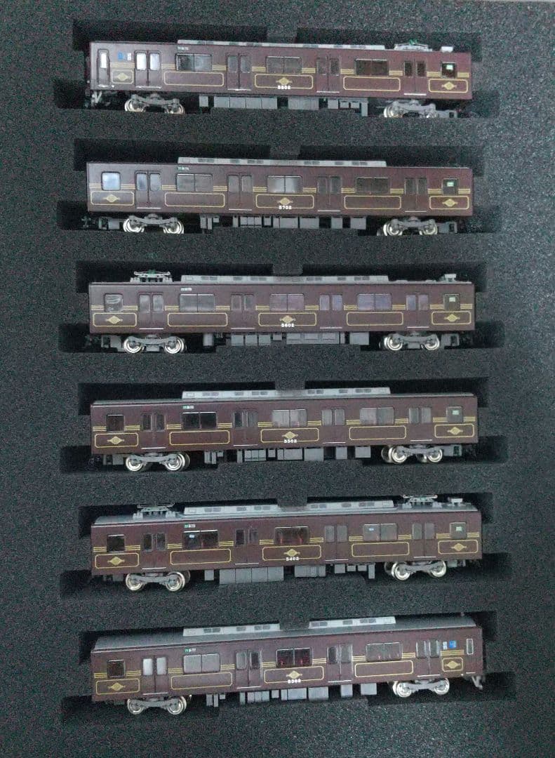 近鉄5800系(デボ1形塗装)6両編成セット(動力付き)