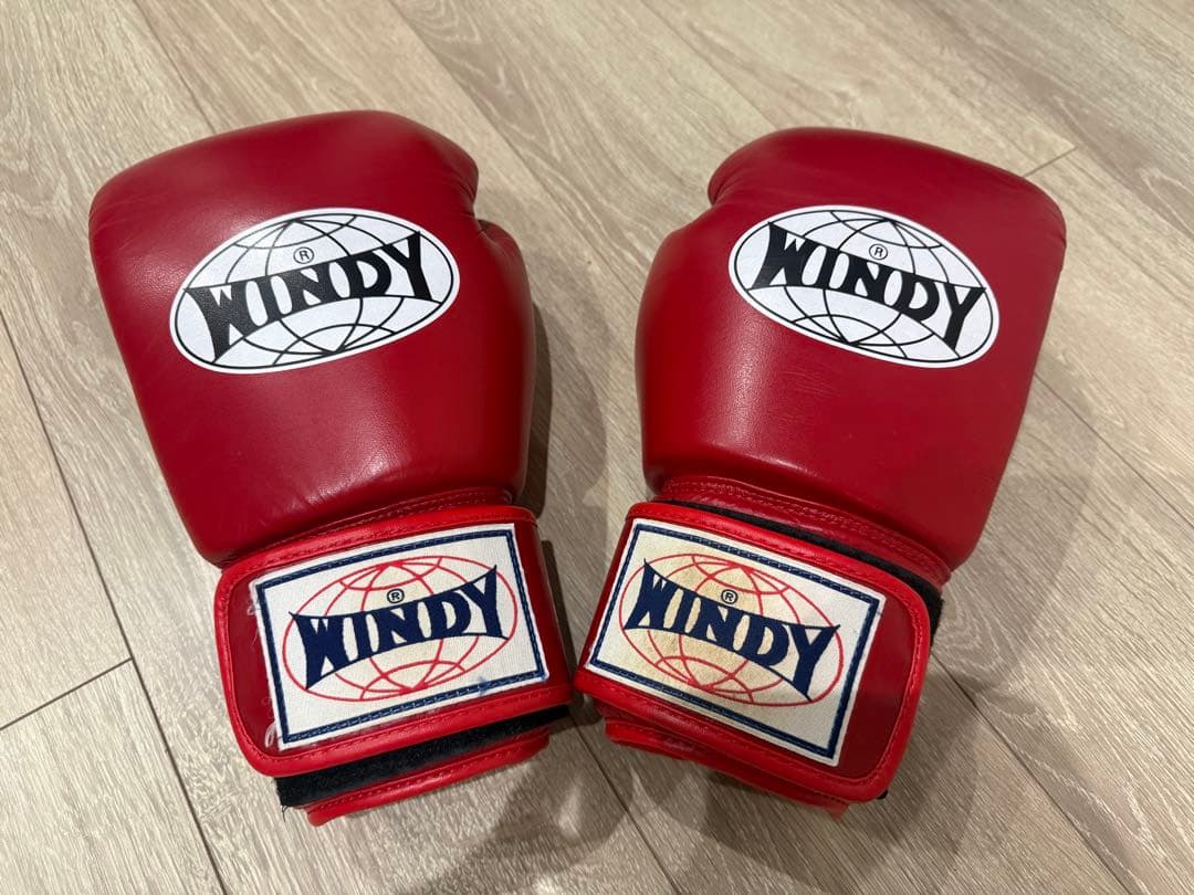 WINDYウィンディー ボクシンググローブ 赤 14oz