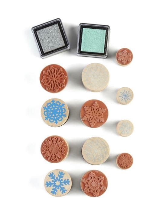 【Martha Stewart】マーサ クリスマスウッドスタンプ 2点セット