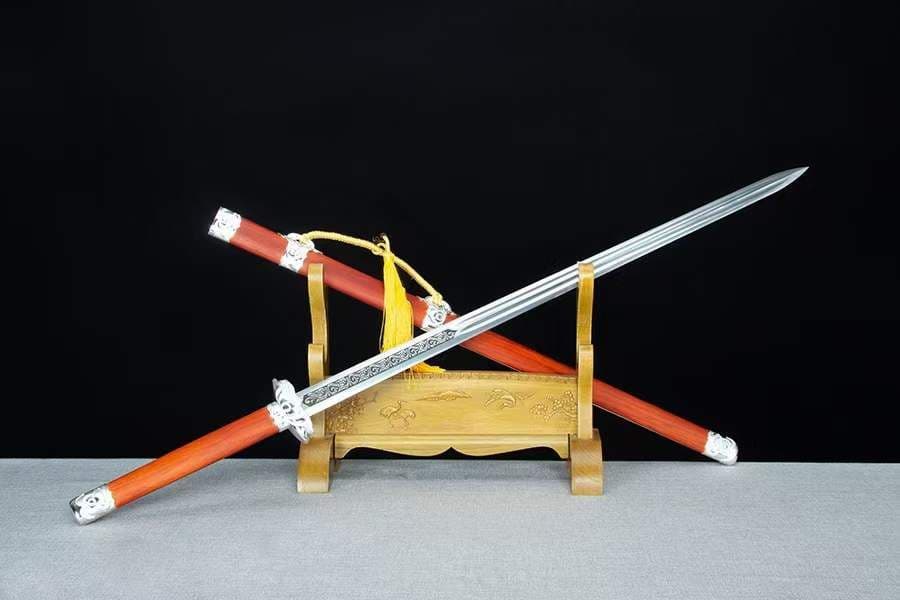 暉晨唐剣-高性能マンガン鋼 古兵器   武具　刀装具　日本刀　模造刀