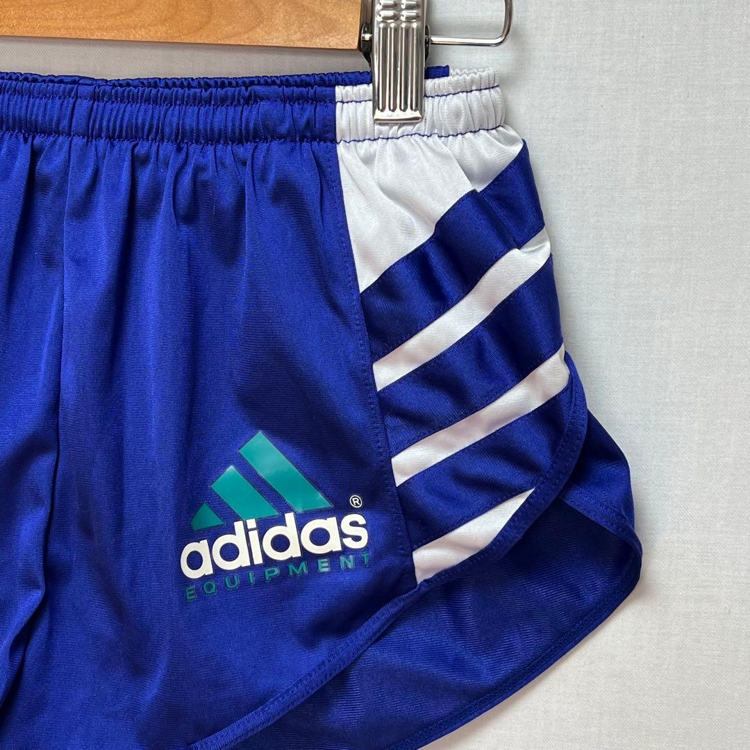 90s 【adidas】 デサント製 陸上 ランニング セットアップ 上下