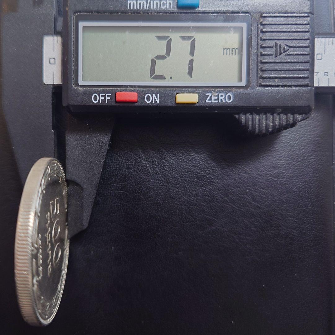 1949年 イスラエル銀貨 500プルタ ザクロとオリーブの枝 大型銀貨