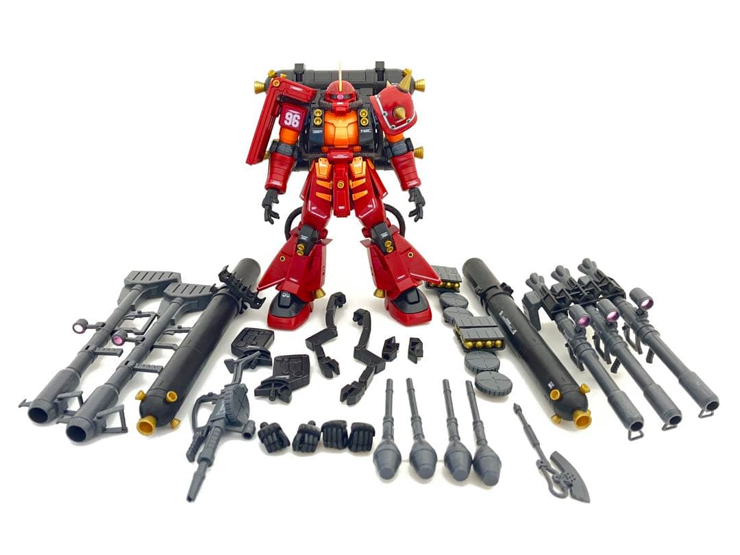 【完成作品】HG 高機動型ザクサイコ•ザクアニメカラー版　サンダーボルト